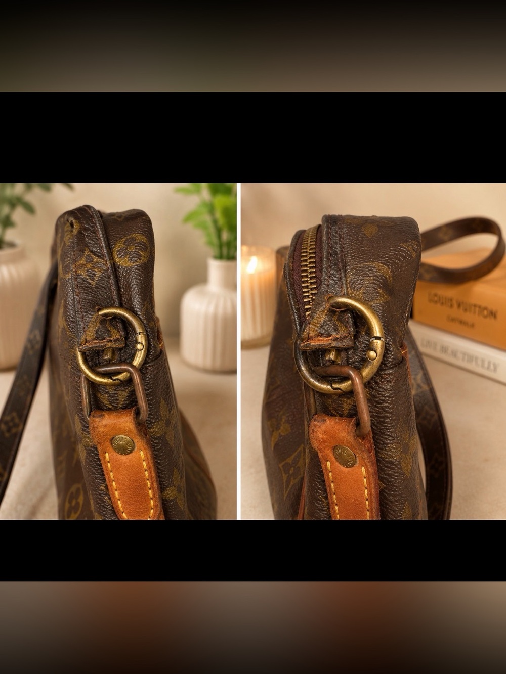 Authentic Louis Vuitton Monogram Crossbody with COA - Picture 4 of 6